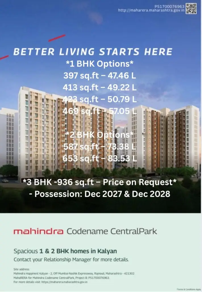 Mahindra Happinest Kalyan-2 Central Park